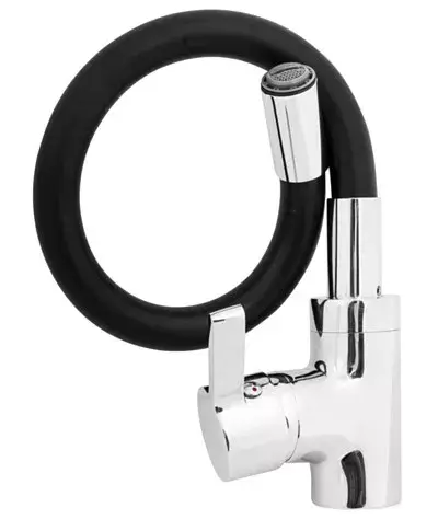 Virtuves jaucējkrāns PYRAMIS 090919638 Black Chrome Photo 2