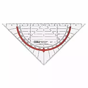 Möbius+Ruppert 723170040 транспортир Полистрол Полукруглый