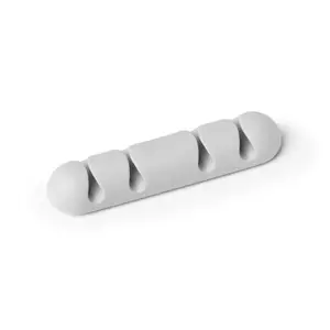Kabeļu turētājs Durable Cavoline Clip 4 Desk Grey 504010
