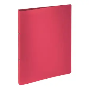 Pagna 20901-03 A4 Ring Binder Red with Round Ring Mechanism for Document Storage