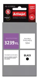 Черный пигментный струйный картридж Activejet AB-3239BNX замена для Brother LC3239XLBk Supreme 50 мл