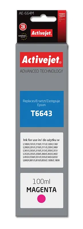 ActiveJet AE-664M ink cartridge magenta Photo 2
