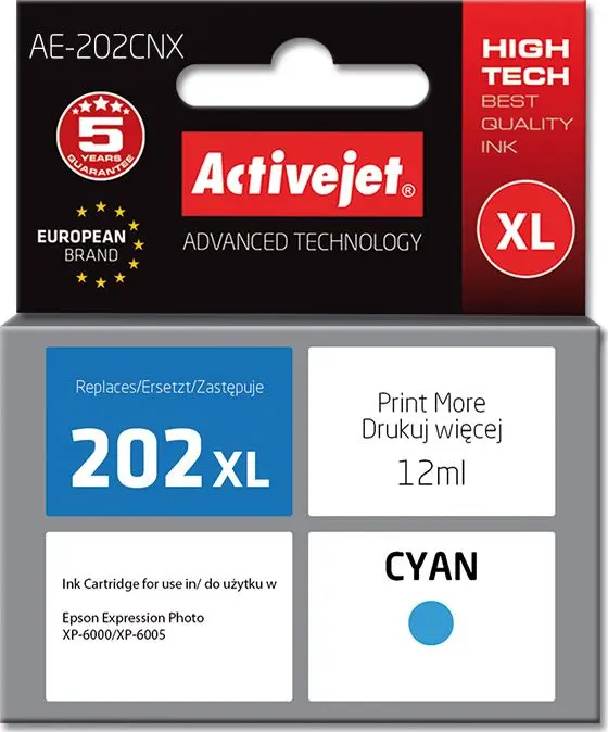 Tintes kasetne ActiveJet AE-202CNX saderīga ar