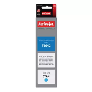 Ink cartridge ActiveJet AE-664C compatible for Epson T6642, Cyan, dye-based, 100 ml, XL high yield