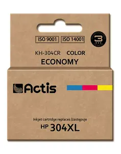 Картридж ACTIS KH-304CR совместимый для HP 304XL (High XL, голубой/пурпурный/жёлтый, 18 мл)