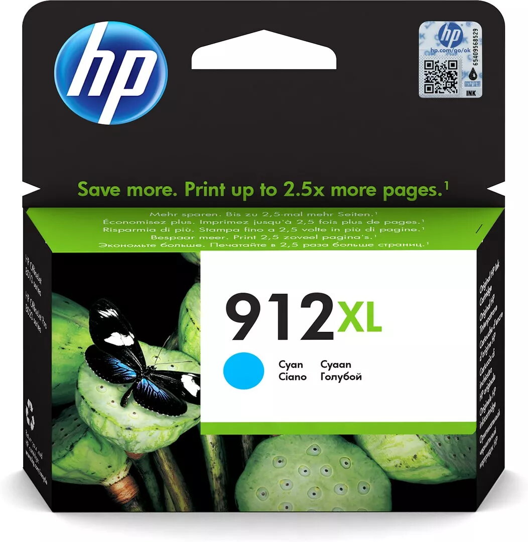 Kārtridžs HP 912XL Lielas Ietilpības Zils