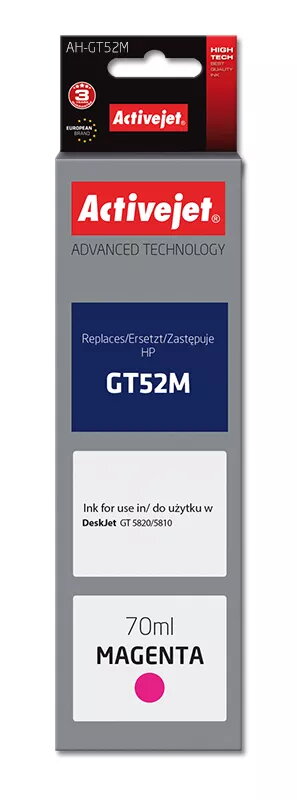 Tintes kasetne Compatible Activejet AH-GT52M priekš