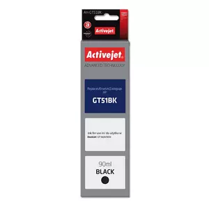 Activejet AH-GT51Bk ink (replacement for HP GT-51BK M0H57AE; Supreme; 90 ml; black)