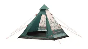 Easy Camp Dayhaven 4-Person Camping Tent, Green, Steel Poles