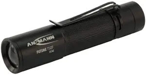 Hand flashlight ANSMANN 1600-0159, LED 60 lm, aluminium housing, AA battery, black