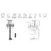 Motorized Remote Control TV Stand Equip 650606 Photo 15