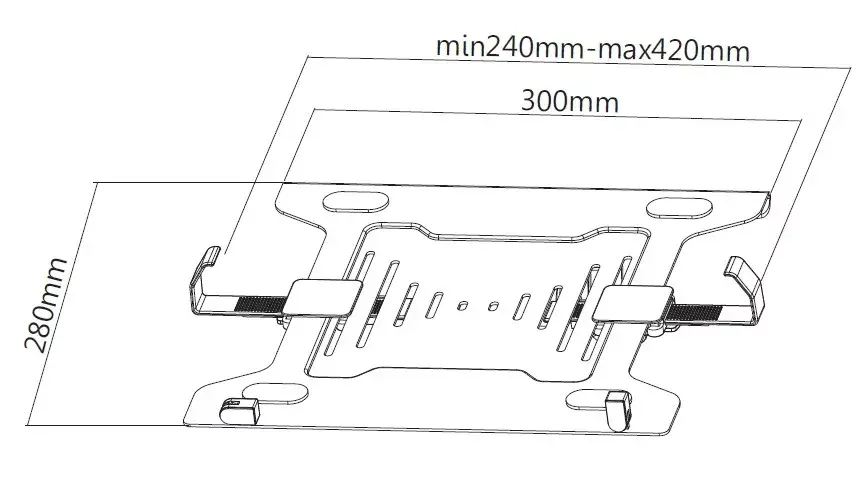 Portatīvā datora statīvs Equip Laptop Holder 10"-15.6" Photo 8