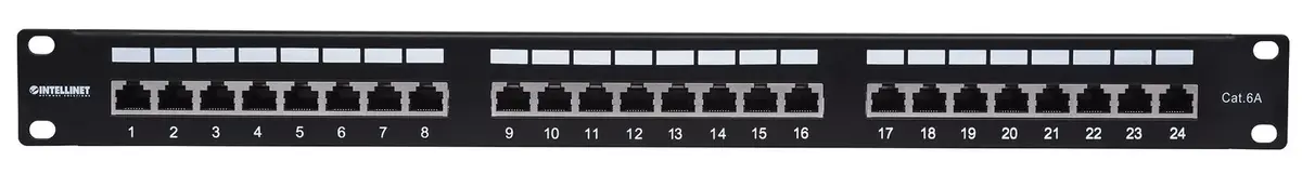 INTELLINET Cat6a FTP 24‑Port 1U Patch Panel Photo 3