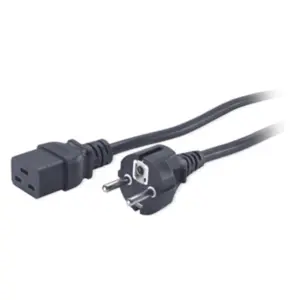 APC strāvas kabelis C19 uz CEE 7/7 Schuko 2.4m vīrietis uz sieviete 16A