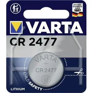 Литиевая таблеточная батарейка Varta CR2477 3В 650мА·ч