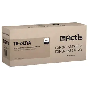 Тонер-картридж ACTIS TB-243YA замена Brother TN-243Y — желтый, стандартный ресурс 1000 страниц, 1 шт.