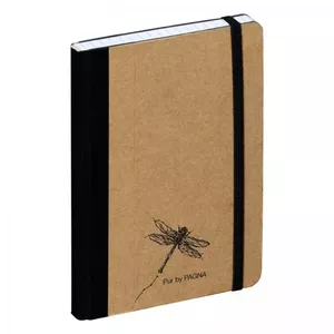 Pagna 26057-11 writing notebook A6 192 sheets Black, Brown