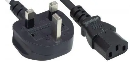 Кабель питания Manhattan C13 Female UK 3-pin Plug Photo 2