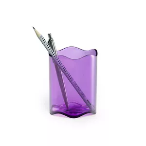 Durable TREND pen/pencil holder Purple, Transparent