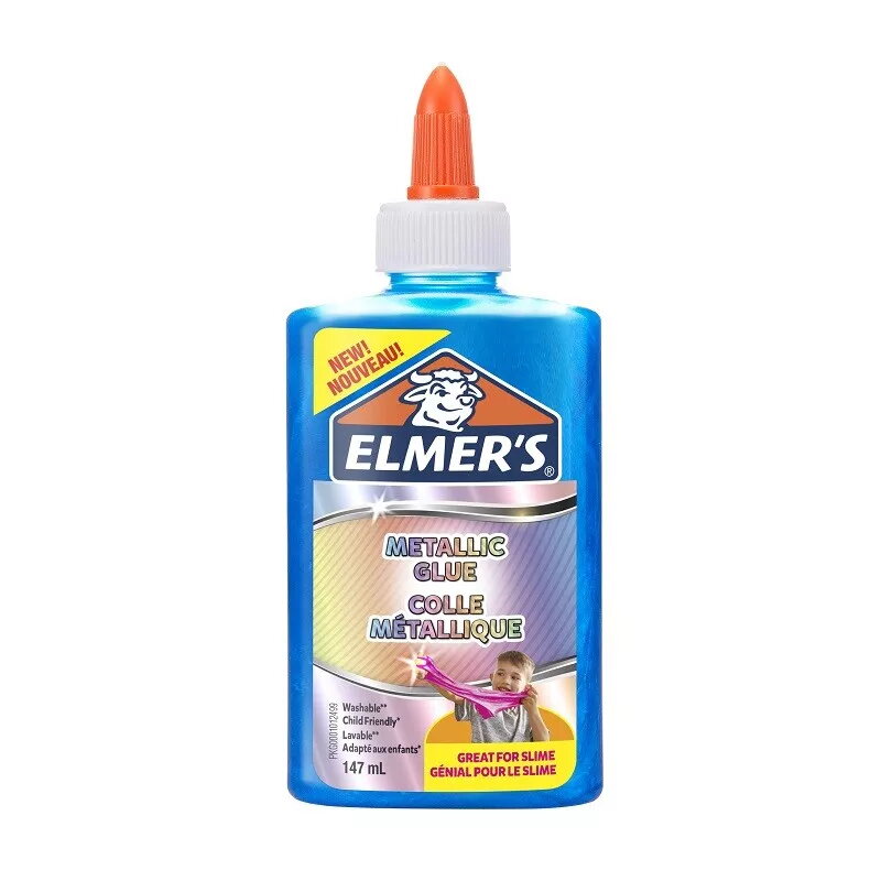Līme pudelē Elmer`s 2109503 Zils Metālisks