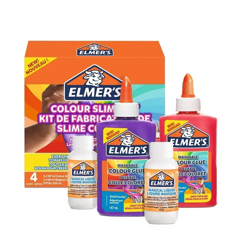 Набор для слаймов Elmers с моющимся клеем ПВА Photo 2