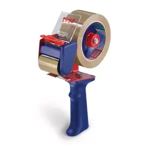 Диспенсер для ленты TESA 6300 Metal Rubber Blue Red