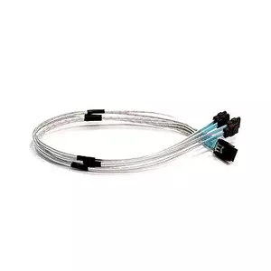 Iekšējais IPASS uz 4×SATA pārejas kabelis Supermicro CBL-0116L, 50 cm, bez svina, sudrabots