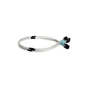 Internal IPASS to 4×SATA cross-over cable Supermicro CBL-0116L, 50 cm, Pb-free, silver