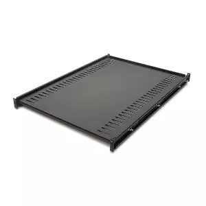 Regulējama plaukta skapim APC AR8122BLK, metāla, platums 470 mm, dziļums līdz 660 mm, augstums 44 mm, melna