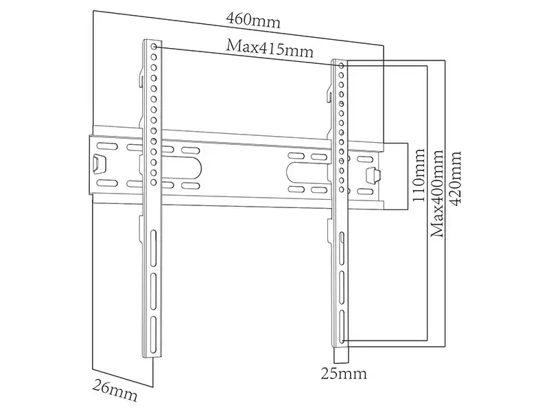 Wall TV Mount BLOW 76-853# for 10"–37" screens Photo 5