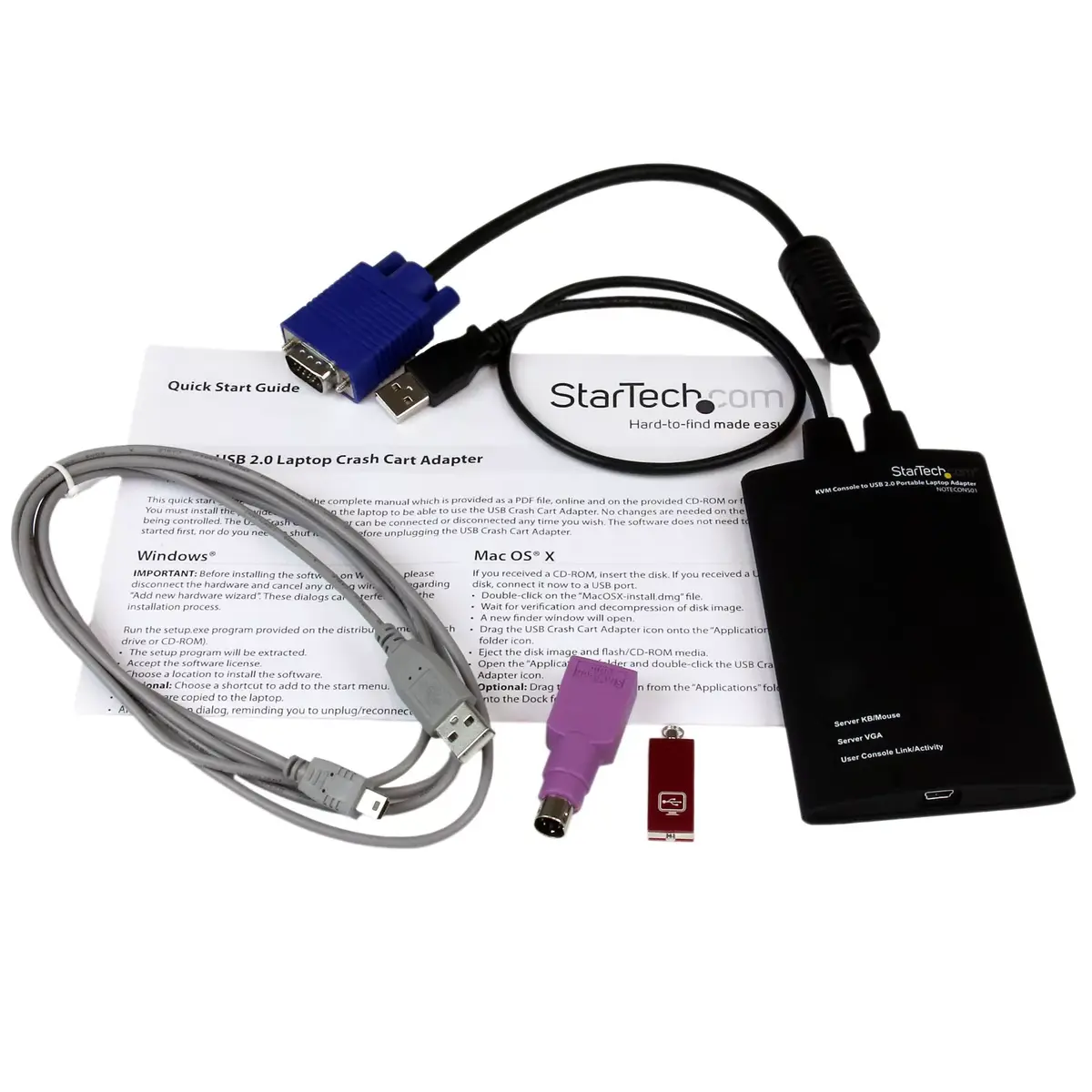 KVM konsoles USB 2.0 adapteris StarTech.com Photo 6