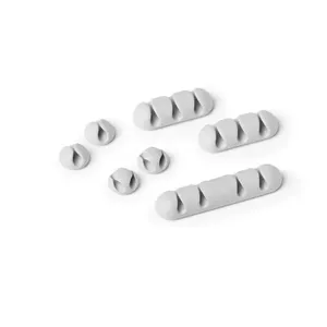 Kabeļu turētājs Durable Cavoline Clip Mix Pelēks
