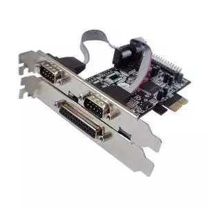 Longshine Serial & Parallel PCIe Card interfeisa karte/adapteris