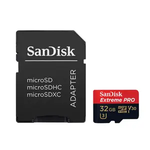 SanDisk Extreme Pro 32GB MicroSDHC UHS-I Class 10 atmiņas karte SDSQXCG-032G-GN6MA