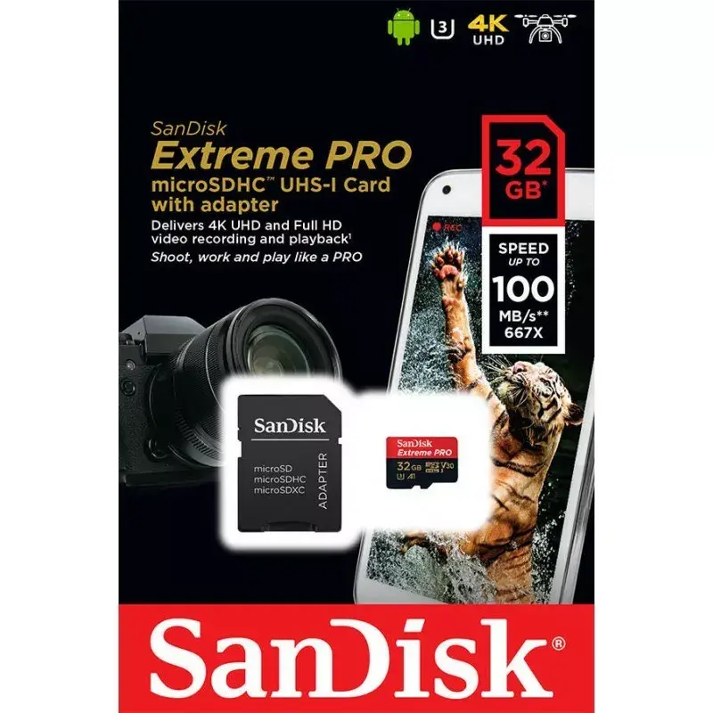 Карта памяти SanDisk Extreme Pro SDSQXCG-032G-GN6MA Photo 5