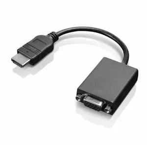 HDMI uz VGA adapteris Lenovo 03X7277 — pasīvs video pārveidotājs, atbalsta līdz 1080p
