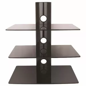 Shelf bracket ART Triple Wall Shelf D-51N for 30 kg load, suitable for DVD/TUNER mounting