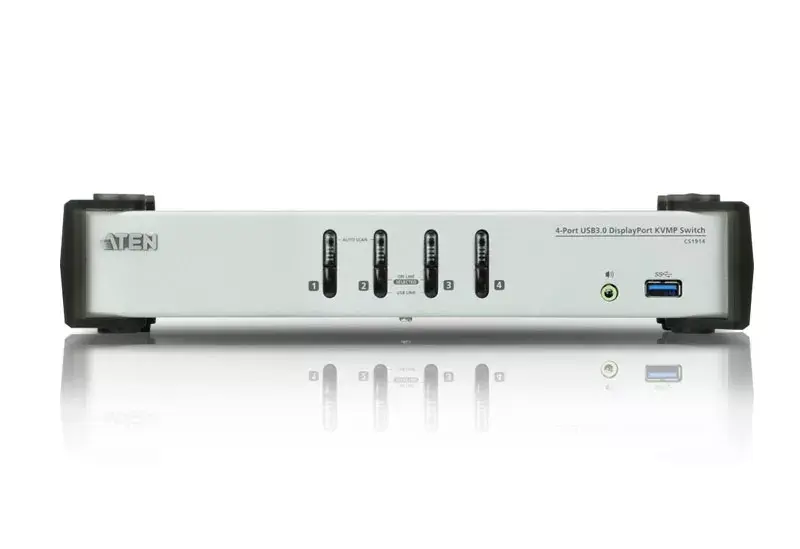 KVM переключатель ATEN 4-Port USB 3.1 Gen 1 DisplayPort 1.1 KVMP Photo 3