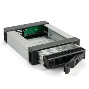 Fantec BP-T3525 HDD/SSD enclosure for 2.5 and 3.5-inch drives supporting SAS and Serial ATA interfaces in black and grey