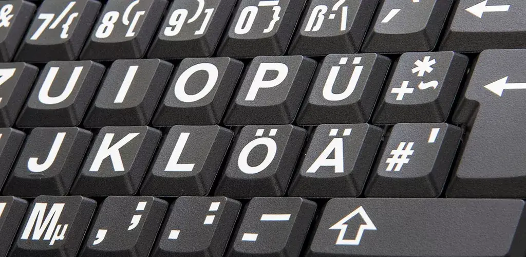 Клавиатура Logickeyboard XLPrint Office USB QWERTZ German Photo 3