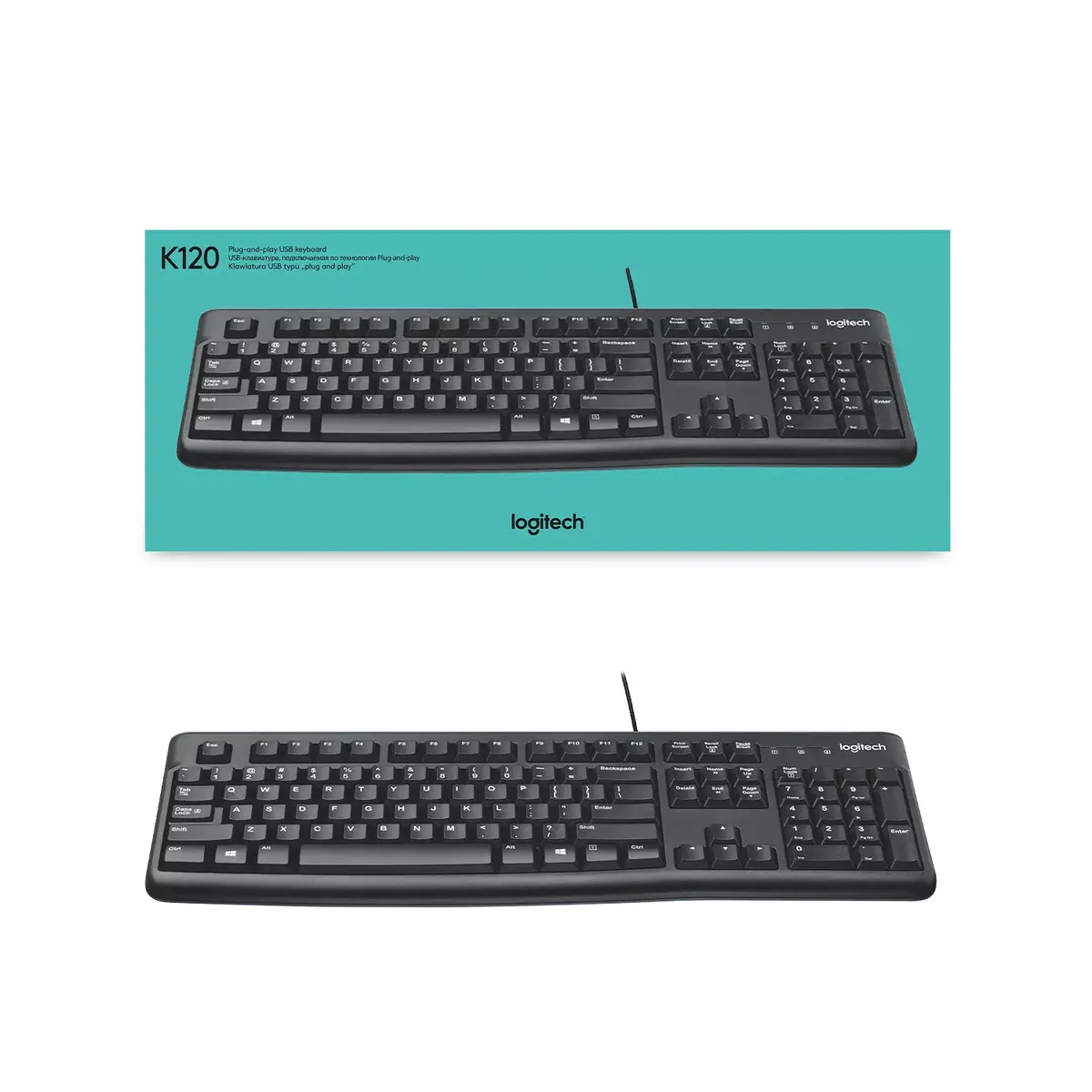 Клавиатура Logitech K120 Photo 7