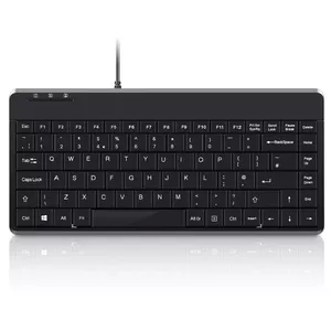 Клавиатура Perixx Periboard-409P Home PS/2 QWERTZ German Black