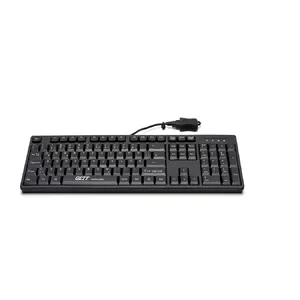 Keyboard GETT CleanType Easy Basic USB German Black