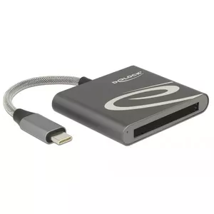 Card Reader DeLOCK 91745 USB 3.2 Gen 1 Type-C Black Silver