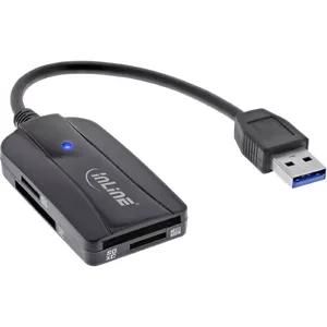 Card Reader InLine USB 3.1 USB-A for SD/SDHC/SDXC microSD