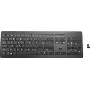 Беспроводная клавиатура HP Wireless Premium Полноразмерная Черная RF Wireless Мембранная