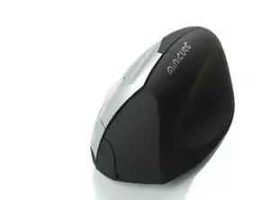 Bezvadu lāzera pele Minicute M0020201 labroču RF 3200 DPI 4 pogas ritenītis melna/ pelēka
