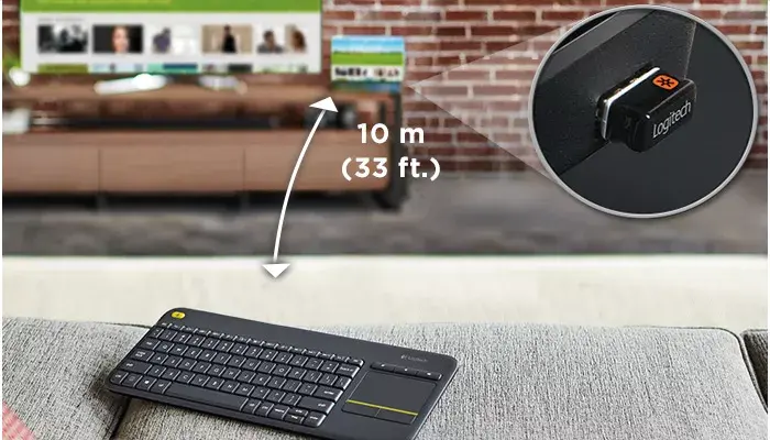 Беспроводная клавиатура Logitech K400 Plus Photo 20