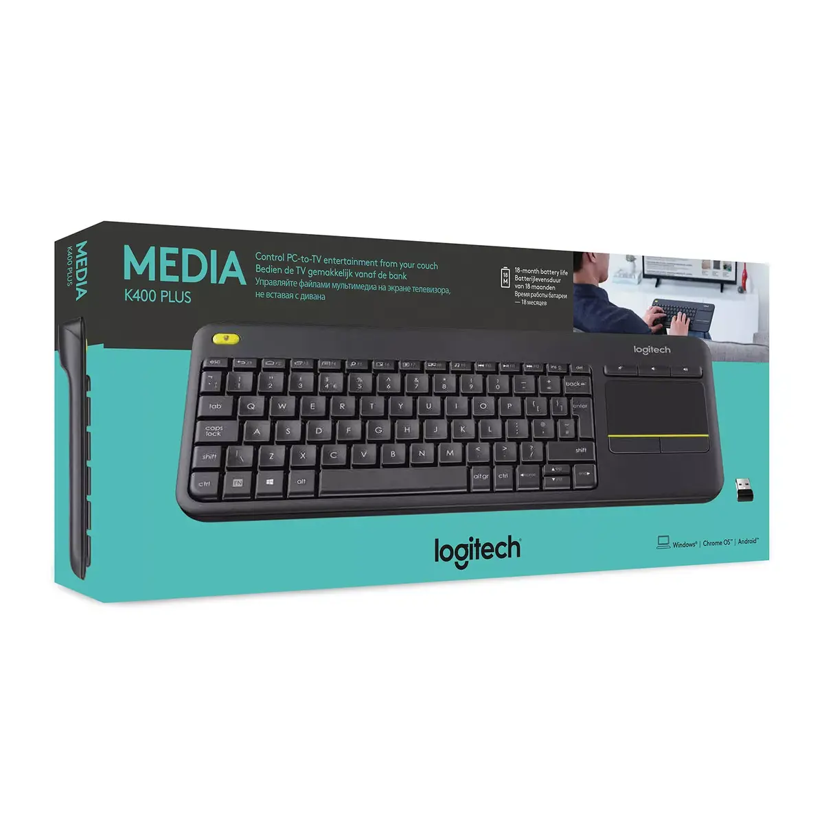 Беспроводная клавиатура Logitech K400 Plus Photo 21