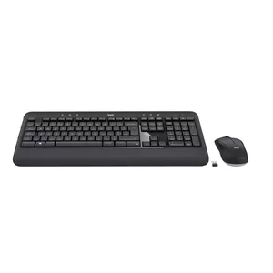 Logitech Advanced MK540 клавиатура Мышь входит в комплектацию Универсальная USB QWERTY Испанский Черный, Белый
